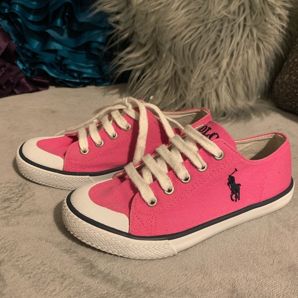 Pink sneakers